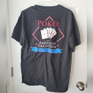 Poker Players Alliance T Shirt Defend The Game An American Tradition 2XL